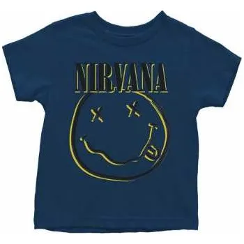 Merch Nirvana: Dětské Toddler Tričko Inverse Smiley 3 roky