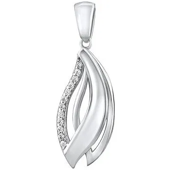 Módní doplněk Stříbrný přívěsek se zirkony NIOBA QRP513