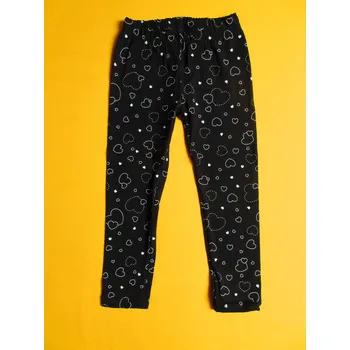 Dívčí legíny Arex, ČR Legíny dlouhé potisk 1 Barva: černá + bílá, Velikost: 98