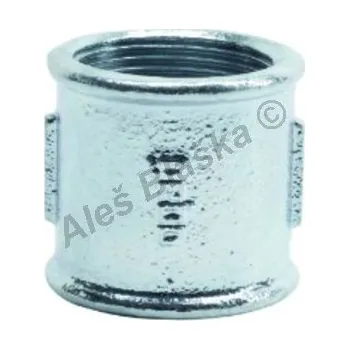 Fitinka GEBO Armaturen - Německo | Nátrubek pozinkovaný (vnitřní závity) GEBO Platinum - POZINK (mufna,hrdlo) - 1/2" GB270