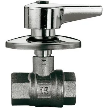 Ventil EFFEBI - Itálie | Kulový kohout (ventil) pod omítku - podomítkový - na zazdění, vestavný, vestavěný - 1/2" 14K