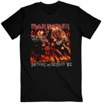 Merch Iron Maiden: Tričko Number Of The Beast The Beast On The Road Vintage XL 2022