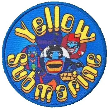 Nášivka Merch The Beatles: Nášivka Yellow Submarine Baddies Circle