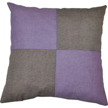 Dekorativní polštářek Axin Trading s.r.o. Veselý polštářek - fialová/šedá Axin Trading s.r.o.