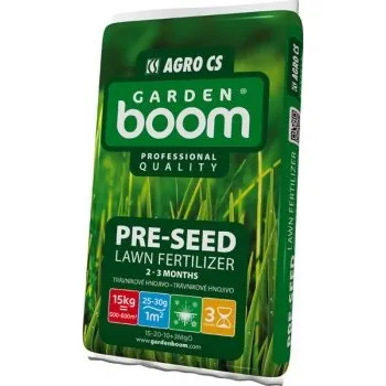 Hnojivo AGRO CS a.s. Garden Boom PRE-SEED předseťové trávníkové hnojivo 15 kg