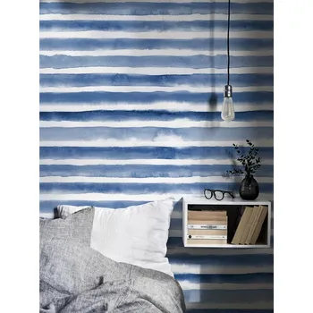 Tapeta Coloray Fototapeta Modré akvarel pruhy Samolepící Fototapeta Vliesová 250 x 250 cm coloraydecor-f-as-127975631