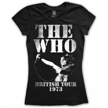 Pánské tričko Merch The Who: Dámské Tričko British Tour 1973 XXL