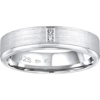 Prsten Snubní stříbrný prsten MADEIRA v provedení se zirkony pro ženy velikost obvod 57 mm QRG4164W-obvod 57 mm