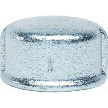 Fitinka GEBO Armaturen - Německo | Víčko pozinkované (vnitřní závit) hladké GEBO Platinum - POZINK (záslepka) - 1/2" GB301