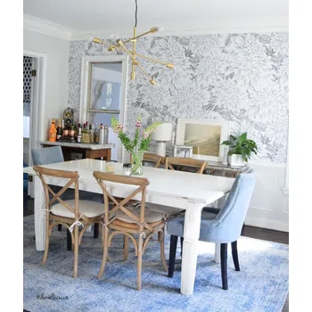 Tapeta Coloray Fototapeta Grafitové jiřiny Samolepící Fototapeta Vliesová 250 x 250 cm coloraydecor-f-ss-285090068