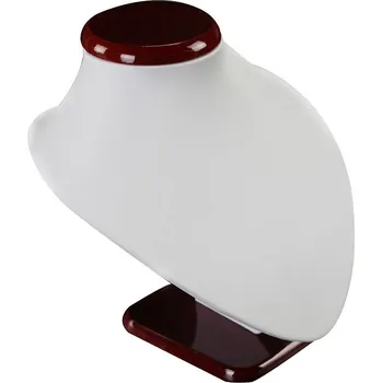 Šperkovnice Stojánek, stojan, dekolt na šperky výška 18,5 cm bílá slonová (JSL)