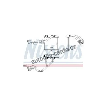Chladič motoru Výměník tepla NISSENS 71455