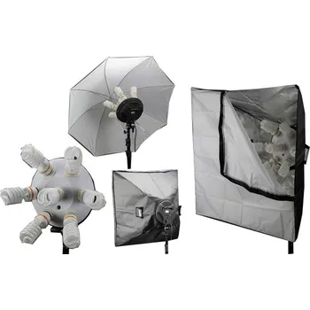 Softbox 2. JAKOST 12g Softbox s lampou pro 7 žárovek 80x80cm (7SB88 12g)