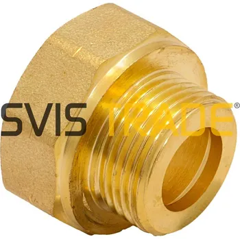 Fitinka Masivní obrácená redukce mosazná TOP (FeMa) s dosedací plochou, MOSAZ - 3/4"x1" 246