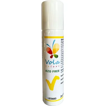 Přisada na vaření a pečení Vola Colori AF Barva ve spreji pastelová na čokoládu 100 ml žlutá