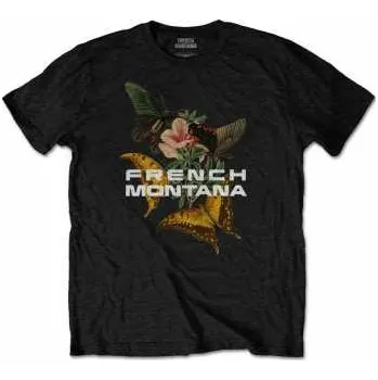 Pánské tričko Merch French Montana: Tričko Butterfly S
