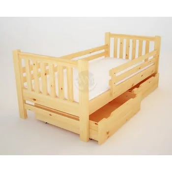 Dětská postel dětská dřevěná jednolůžková postel smrková Hubert maršal