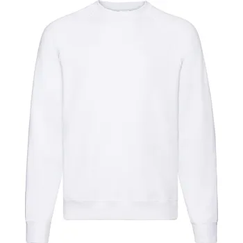 Pánská mikina Fruit of the Loom Pánská mikina Fruit of the Loom Raglan Classic Bílá S