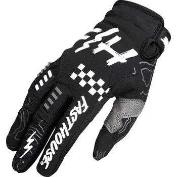 Chránič ruky pro motocykl Fasthouse Off-Road Glove Black White Velikost: S