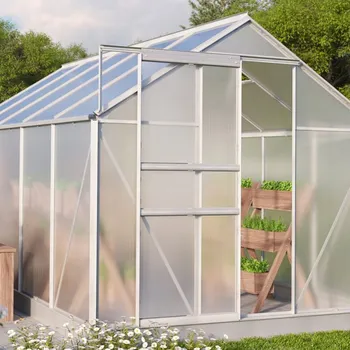 Skleník Vitavia Target 2500 1,93 x 1,31 m PC 4 mm stříbrný