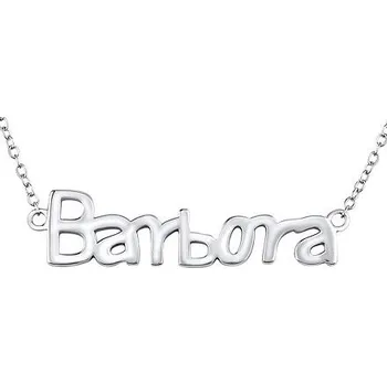 Řetízek Stříbrný řetízek se jménem Barbora JJJ1859-BARB