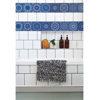 Fototapeta Coloray Samolepky na dlaždice Modrá mozaika BubblesFree 24 ks BubblesFree 5.0 x 5.0cm coloraydecor-td-as-144944562