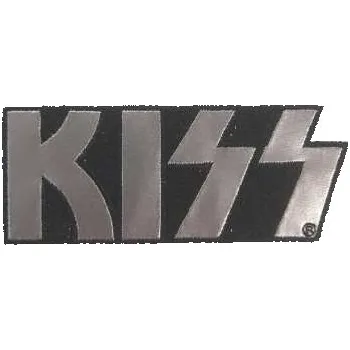 Nášivka Merch Kiss: Nášivka Chrome Logo Kiss