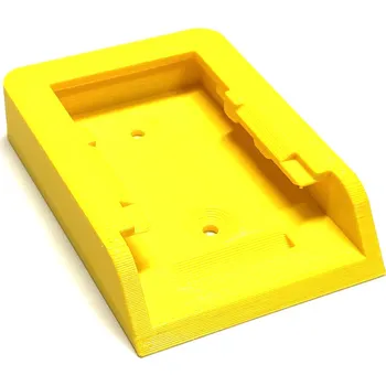 Ráčna 3D Holder držák aku baterií Dewalt žlutý