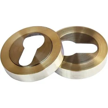 Dveřní kování Štít na klíč - dveřní kování vložkové zlaté