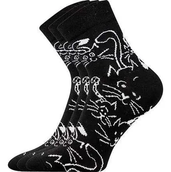 Pánské ponožky Ponožky Boma Xantipa Mix 31- balení 3 stejné páry 23-25 (35-38) černá