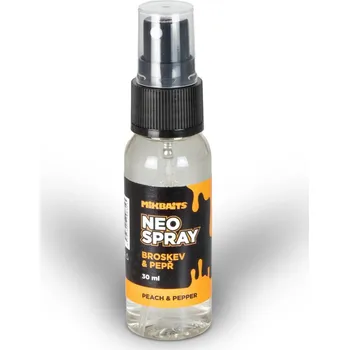 Návnadové aroma Mikbaits Neo Spray 30 ml Broskev Pepř