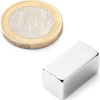 Dekorativní magnet Neodymový magnet kvádr 20&nbsp;×&nbsp;10&nbsp;×&nbsp;10&nbsp;mm, síla 8,4&nbsp;kg