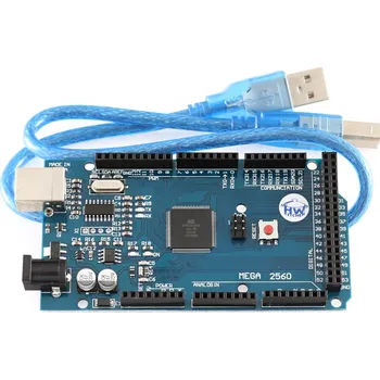 Elektronická stavebnice HWKITCHEN Klon Arduino MEGA 2560 R3 + USB kabel