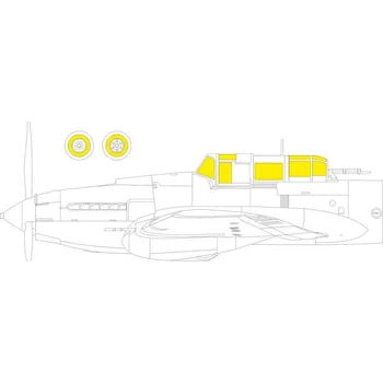 Plastikový model Mask 1/48 Il-2 mod. 1943 (ZVE)