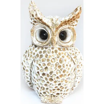 Sovička Květuška, polyresin, 10 cm