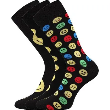 Pánské ponožky Lonka WEAREL 025 - balení 3 páry v barevném mixu 29-31 (43-46) mix A