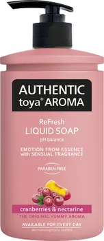 Mýdlo Authentic Toya Aroma Cranberries & Nectarine tekuté mýdlo 400 ml