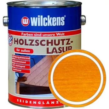 barva a nátěr na dřevo Německá konzervační lazura na dřevo Wilckens Holzschutz lasur Barva: Dub (Eiche), Balení: 2,5 L