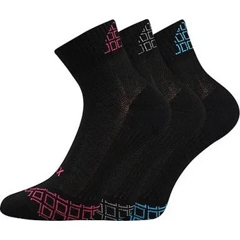 Pánské ponožky EVOK dámské sportovní ponožky VoXX - balení 3 páry v barevných mixech Mix černá 23-25 (35-38)