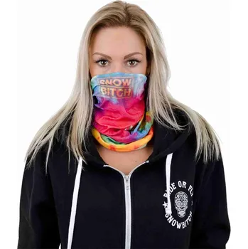 Šátek SNOWBITCH nákrčník - TieDye Multi (MULTI-SNOWBITCH)