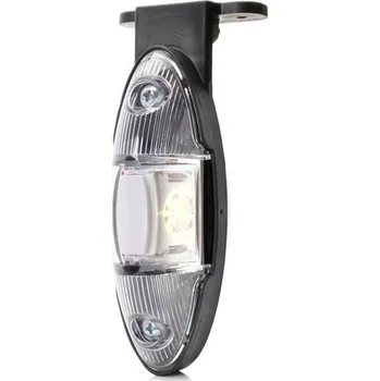 Přívěs k motorovému vozidlu Svítilna doplňková obrysová LED WAS W107/820P III (12-24V) na držáku, pravá