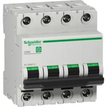 Jistič M9F10463 MULTI9 C60N 4P B 63A MCB,Schneider Electric