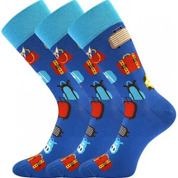 Pánské ponožky ponožky Twidor - balení 3 páry 39-42 (26-28) kufry