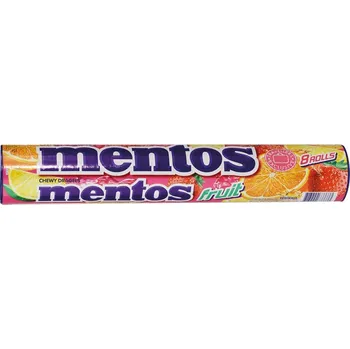 Čokoládová tyčinka Mentos Jumbo Fruit 296 g