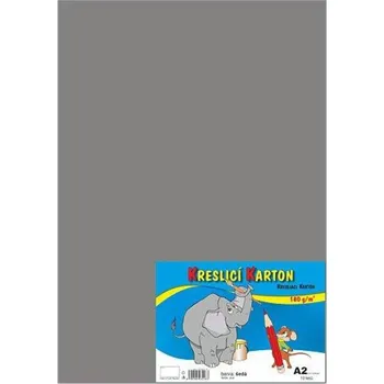 Kreslící karton A2, šedá, 10 listů