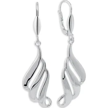 Náušnice Soliter Originální stříbrné náušnice 431 001 02667 04 + 2 měsíce na vrácení zboží