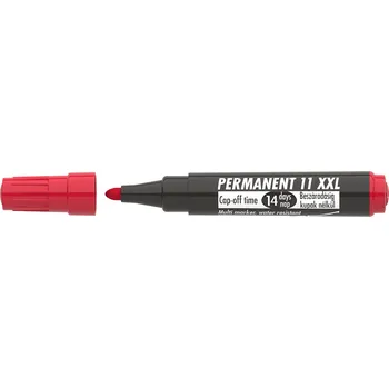 Permanentní popisovač ICO 11 XXL, červený, 1-3 mm