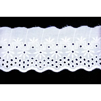 Krajka Madeira bavlněná 913 šíře 7cm (9m/bal.)