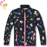 Dívčí mikina - KUGO HM0665, tmavě modrá Barva: Modrá tmavě, Velikost: 98