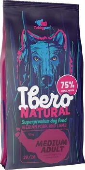 Krmivo pro psa Ibero Natural Dog Medium Adult Pork/Lamb